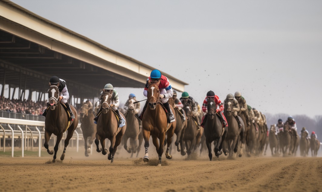 Many horses coming to view