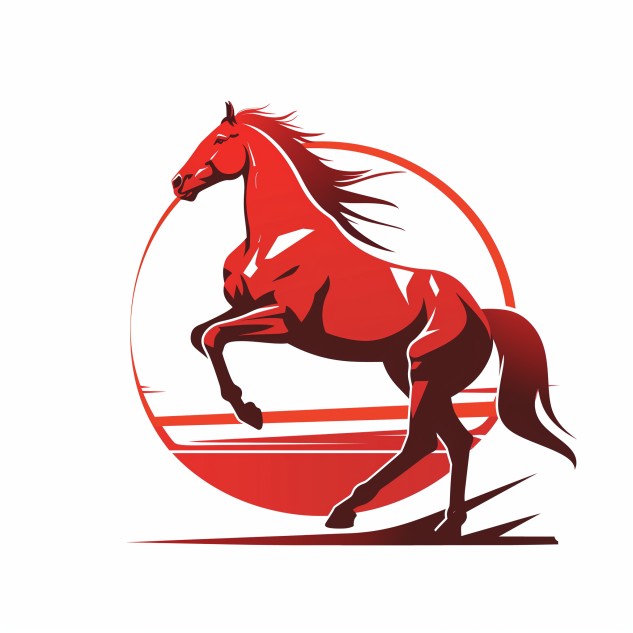 Red horse logo